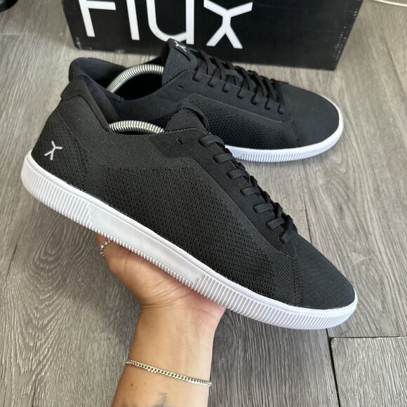 FLUX UNISEX ADAPT TRAINER SNEAKERS BLACK KNIT SIZE Men 13 Barefoot